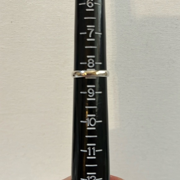 SOLID 925 STERLING SILVER GEMSTONE RHODOCHROSITE RING SIZE 8.25-8.5 - Picture 4 of 7